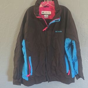 Columbia Black and Blue Ski Jacket